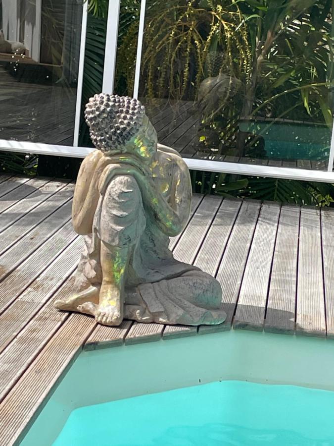 Villa Ste Marthe Avec Piscine, Grande Terrasse, Jardin Intime Et Citerne D'Eau Saint-Francois  Extérieur photo