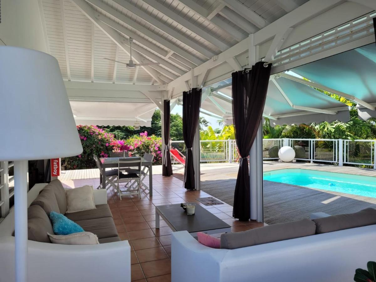 Villa Ste Marthe Avec Piscine, Grande Terrasse, Jardin Intime Et Citerne D'Eau Saint-Francois  Extérieur photo