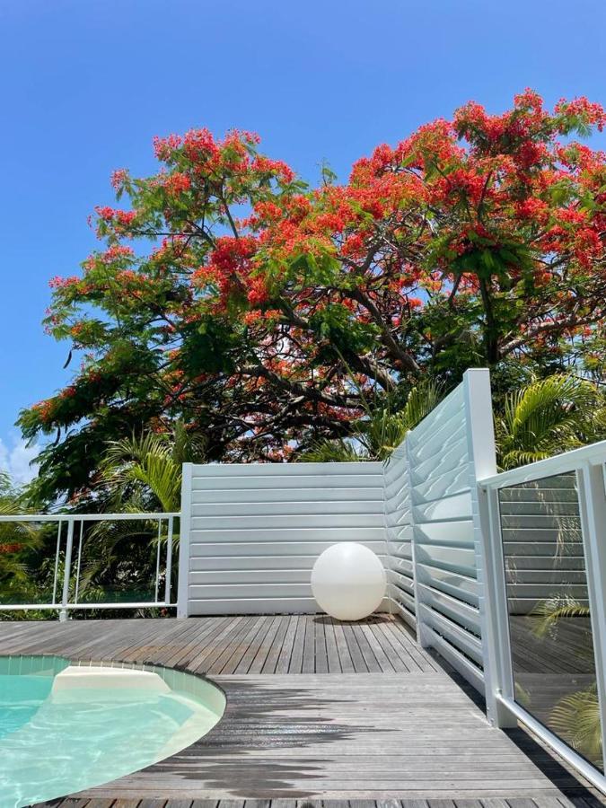Villa Ste Marthe Avec Piscine, Grande Terrasse, Jardin Intime Et Citerne D'Eau Saint-Francois  Extérieur photo